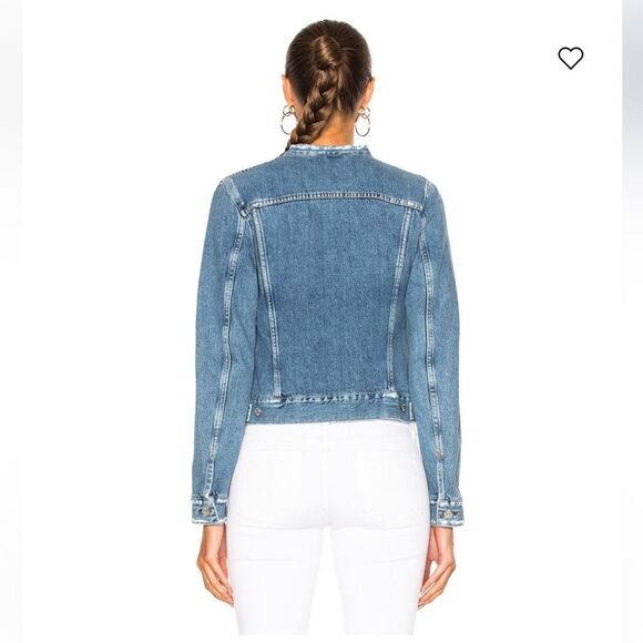 ACNE Studios Denim Top Jacket in Indigo Fray Size 32 / 00 US - Picture 4 of 13